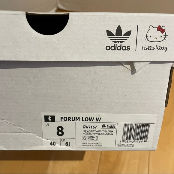 ADIDAS ORIGINALS x hello Kitty forum low sneakers sz8 - Picture 14 of 14